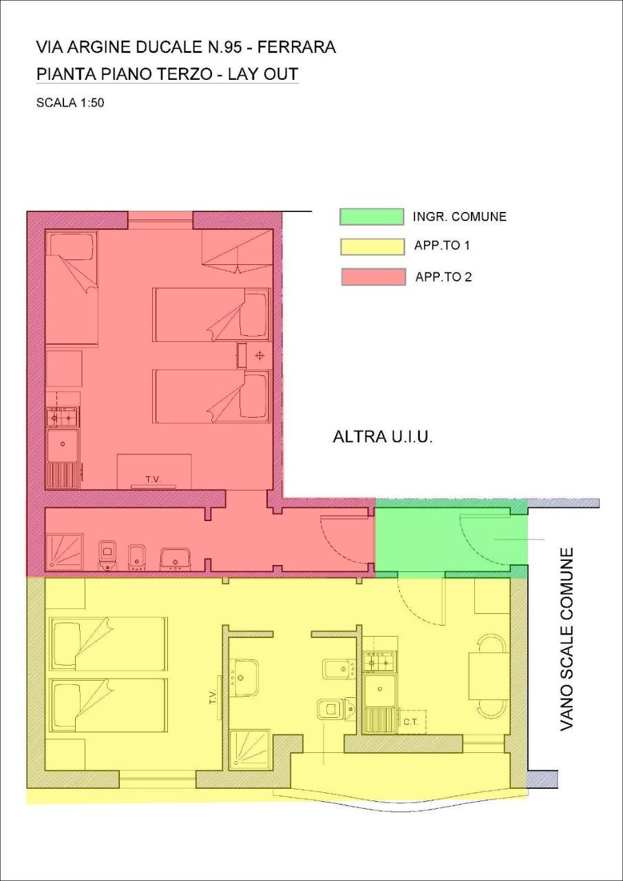 Al Zupgál Apartamento Ferrara Exterior foto